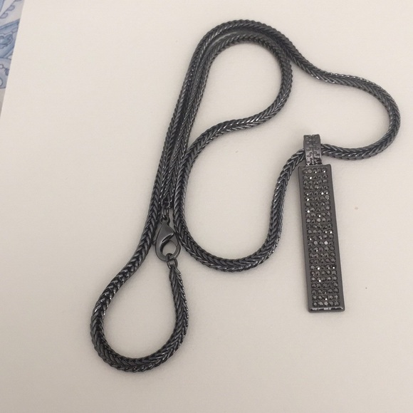 Beautiful gunmetal chain and pendant unisex - Picture 6 of 7